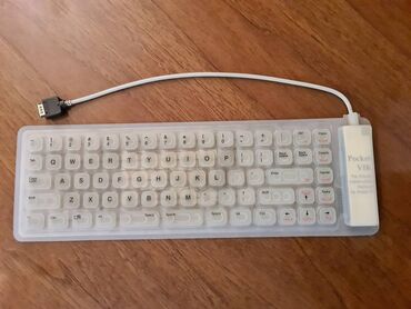 жесткий для ноутбука: Клавиатура гибкая компьютерная на основе кремния GrandTec VIK для