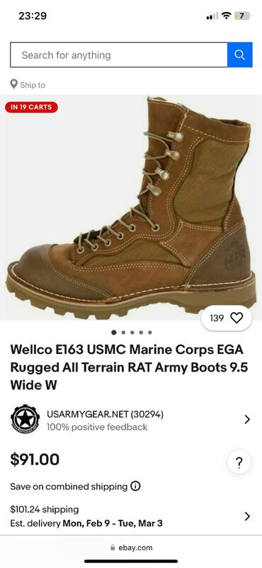 Botinkalar: Sarı Botinka satılır. Amerika istehsalıdır, yenidir. 42 razmer / — 1