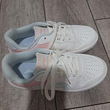Айымдардын бут кийими: Кроссовки Li-Ning (женские/подростковые) - Цвет: белый с пастельными — 2