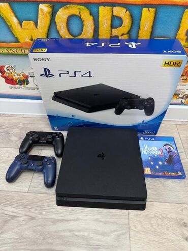 купить джойстик сони плейстейшен 4: Игровая консоль Sony PlayStation 4 в черном цвете с двумя геймпадами и
