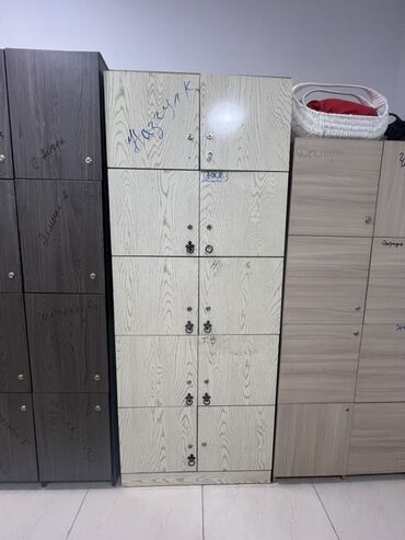 Шкафы для раздевалки: Шкаф для раздевалки, Б/у, ЛДСП, Самовывоз — 5