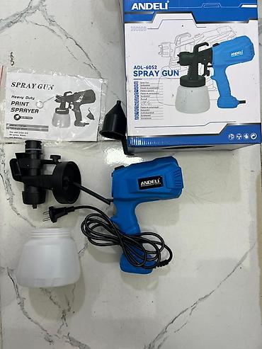 Rəngsaz alətləri: ANDELI ADL-6052 elektrik boya püskürdücüsü (spray gun). Ağac, metal — 2