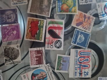 Numizmatika i filatelija: Marke amerika australije afrika juzna amerika 220 komada — 8