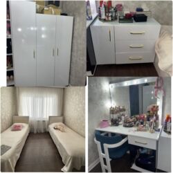 барби шкаф для одежды: Qız üçün, İşlənmiş, 2 təknəfərlik çarpayı, Dolab, Termo