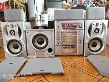 Dinamiklər və kolonkalar: JVC MX-JD5 musiqi mərkəzi, ev kinoteatrı. 5.1
