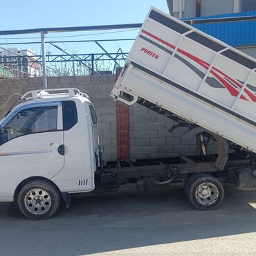 совместимые расходные материалы nxp глянцевая бумага: Белый самосвал Hyundai Porter с откидным кузовом, предназначенный для