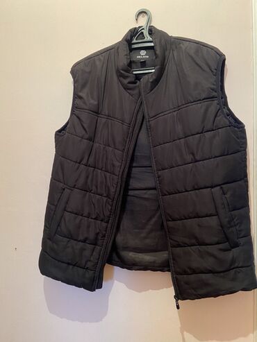 Рубашки: Жилет, 9XL (EU 58), цвет - Черный