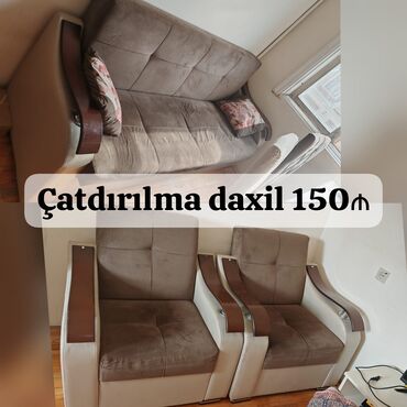 Ofis dəst mebeli: Divan, 2 kreslo