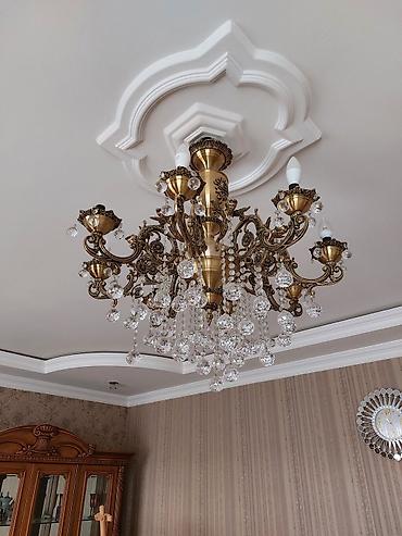 lustr ventilator: Çılçıraq, 8 lampa, Metal — 2