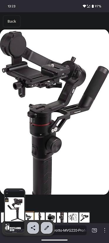 moza air: Manfrotto Gimbal Stabilizer MVG220 | Трёх осевой стабилизатор — 5