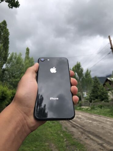 sony 7: IPhone 8, Б/у, 64 ГБ, Черный, Чехол, 100 %