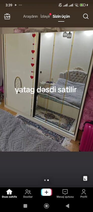mürəbbə qabı azərbaycan dilində: İkinəfərlik çarpayı, Dolab, Termo, 2 tumba, Azərbaycan, Yeni
