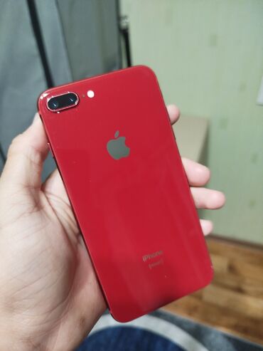 холодилик бу: IPhone 8 Plus, Б/у, 256 ГБ, Красный, Чехол, 79 %