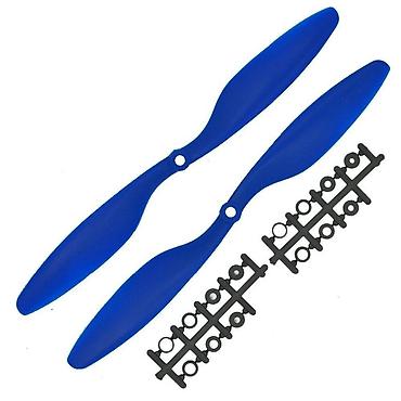 1045 Mavi Plastik CW/CCW Pərvanə Dəsti Dron yığımı və ya ehtiyat