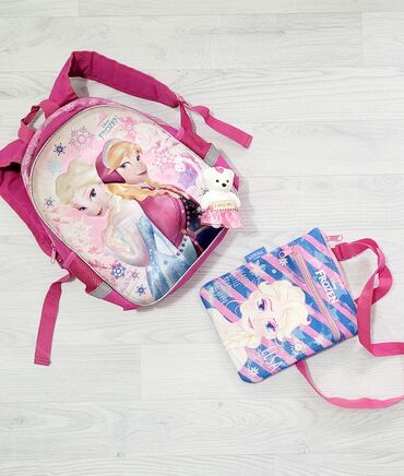 paket za decake: Ranac za devojčice i torbica Frozen