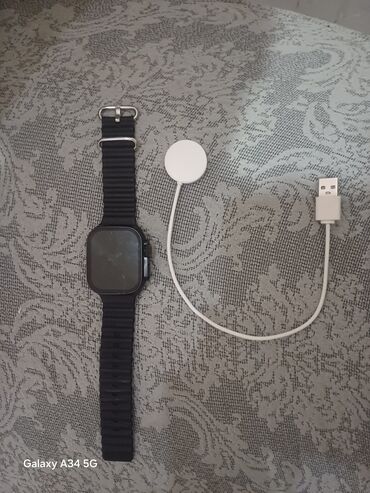 Smart saatlar: İşlənmiş, Smart saat, Apple, Sensor ekran, rəng - Qara