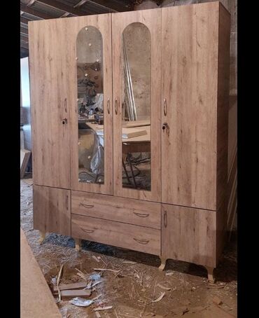 Dolablar: Açılan, 4 qapılı Düz dolab, Şifonyer — 7