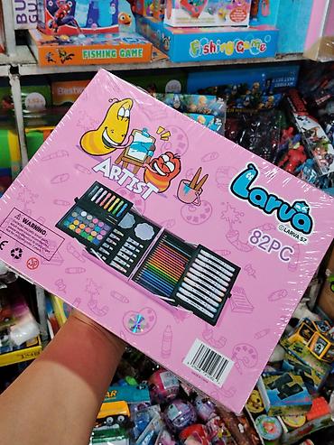 Окутуу, курстар: Набор для творчества Larva ART SET, 82 предмета. Яркий чемоданчик с — 2