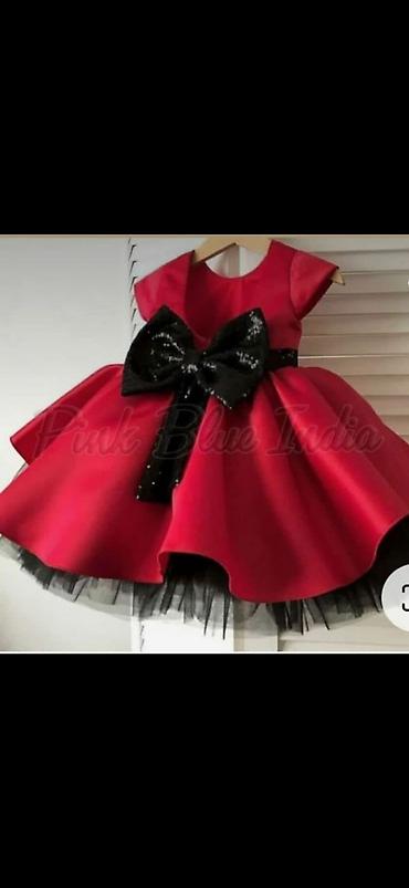 Платья: Детское платье, цвет - Голубой, Новый — 3