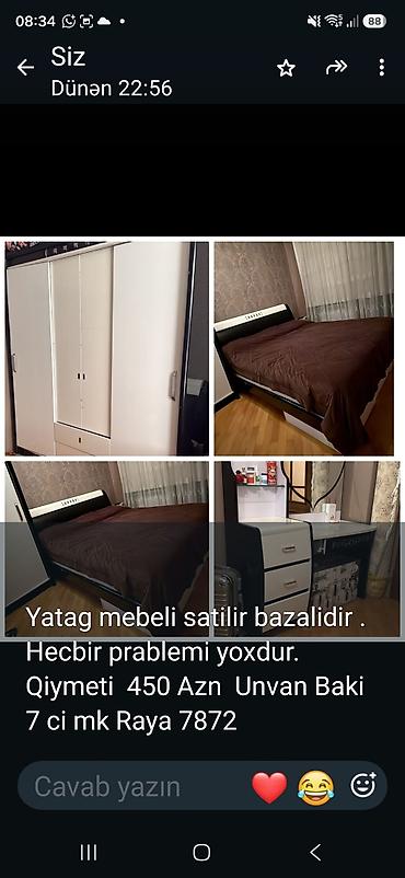 Yataq mebeli dəsti satılır – bazalı. Dəst tərkibi: - Bazalı lalafo.az -da Yataq mebeli dəsti satılır – bazalı. Dəst tərkibi: - Bazalı