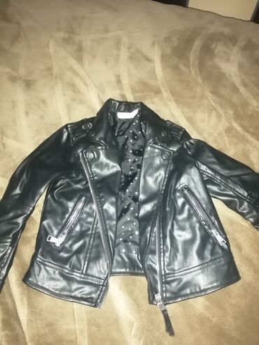 patrizia pepe jakne: Leather jacket, 116-122