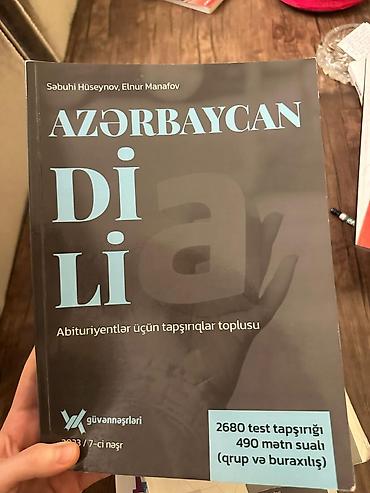 rus dilinde kitablar: 6 ya vererem qiymetMəhsul: “Azərbaycan dili – Abituriyentlər üçün — 1