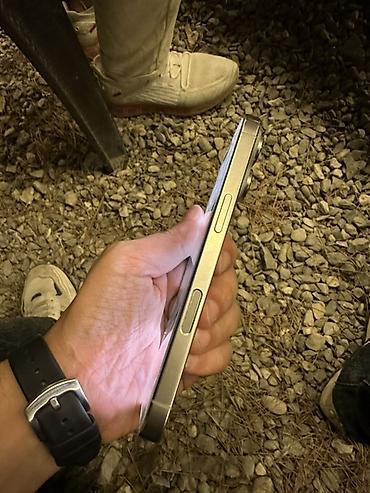 apple iphone: IPhone 16 Pro, 128 GB, Natural Titanium, Simsiz şarj, Face ID, Sənədlərlə — 4