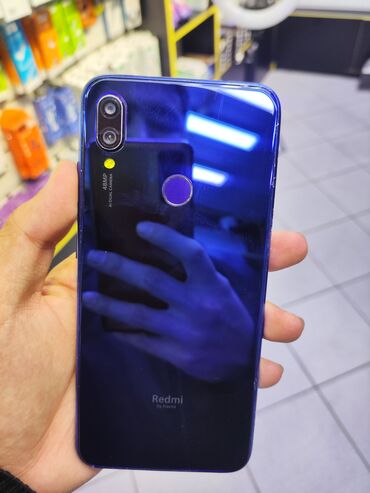 модельные чехлы: Xiaomi, Redmi Note 7, Б/у, 64 ГБ, цвет - Черный, 2 SIM