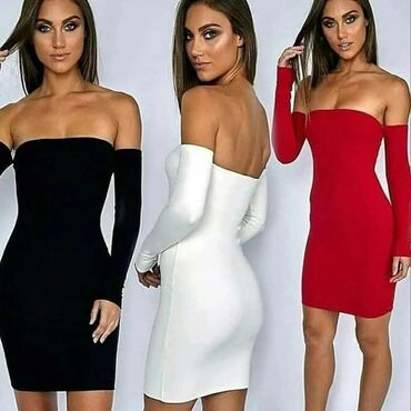 Haljine: 2XL (EU 44), bоја - Crna, Koktel, klub, Na bretele — 20