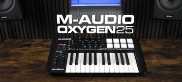 midi контроллер: M-Audio Oxygen 25 mkIV компактная и мощная MIDI-клавиатура для музыки