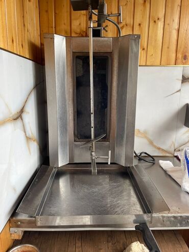semicka aparati: Doner/Kebab şişi üçün peşəkar dik şiş dönər aparatı - Paslanmayan