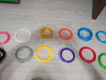 очки 3д: ABS пластик для 3D ручки 12 цветов