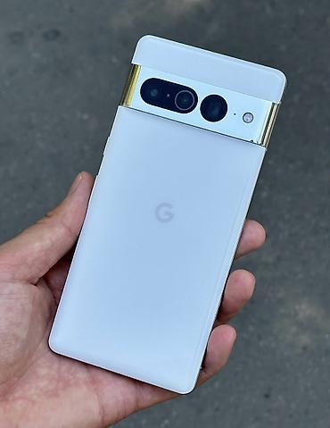iphone 1w: Google Pixel 7 Pro, Б/у, 128 ГБ, цвет - Белый, 1 SIM, eSIM — 1