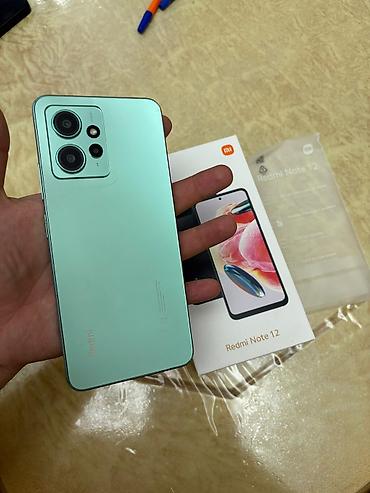 dublikat iphone 11: Redmi Note 12, 128 GB, rəng - Yaşıl, Barmaq izi, İki sim kartlı, Face ID — 2