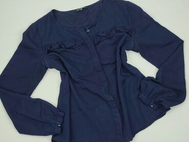 niebieskie sukienki plus size: Top Secret, Bluzka damska, rozmiar S