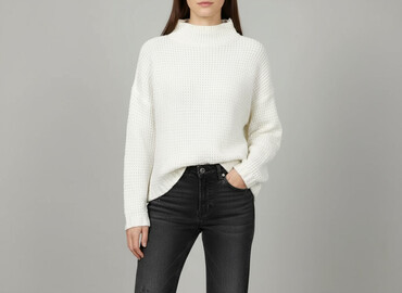 kapcie na szydełku damskie: House, Women`s sweater, size L