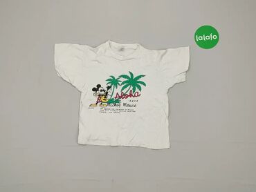 Koszulki: Koszula, 6 lat, wzór - Print, kolor - Biały