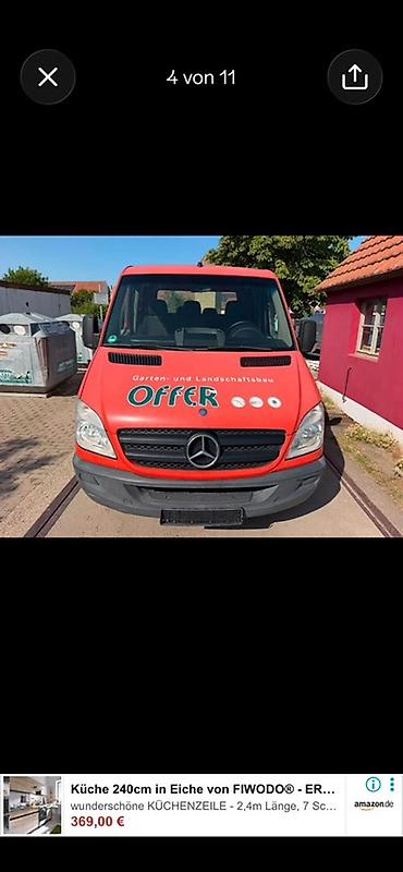 спринтер дубль кабино: Растаможен не оформлен Mercedes-Benz Sprinter бортовой грузовик с — 10