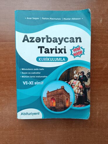 red kalinka rus dili kitabi pdf: Abituriyentlər üçün Azərbaycan tarix kitabı Anar İsayev (2019)