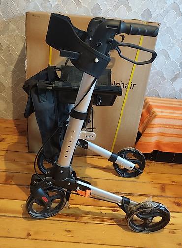 elil araba: Yüngül və qatlanan rollator tipli gəzinti arabası - Alüminium gövdə — 3
