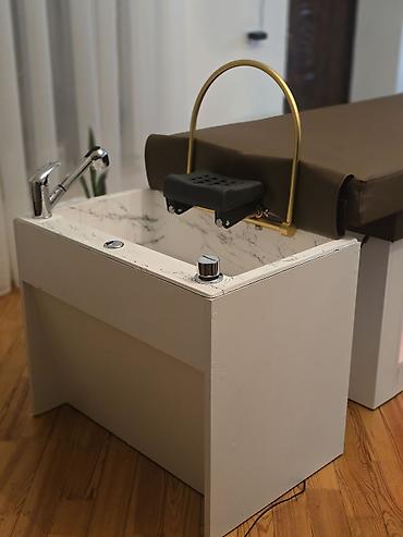 Salon, tibbi mebel: Kuşetka SPA/hamam üçün professional köpük və yuma masası komplekti - — 2