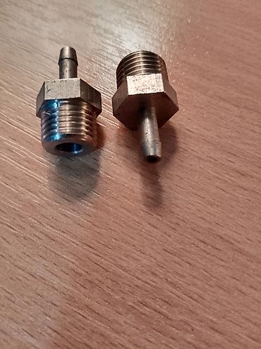 ram za goblene: Mesingani navojni priključci sa crevnim nastavkom - Materijal: mesing — 1