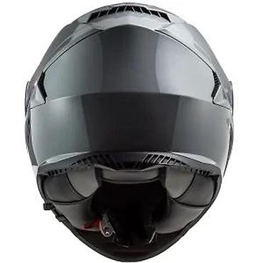 Oprema za bicikliste: LS2 Storm integralna moto kaciga – siva, aerodinamičnog dizajna - — 10