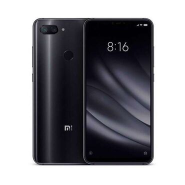 xaomi 13: Xiaomi, Mi 8 Lite, Колдонулган, 64 ГБ, түсү - Кара, 1 SIM, 2 SIM