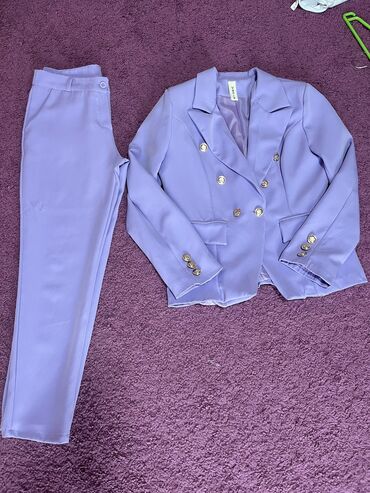 ogrtač od frotira: M (EU 38), Polyester, Single-colored, color - Lilac