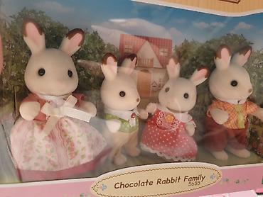 rol destı: ❗Не открытый,açilmamiş❗Sylvanian Families – Chocolate Rabbit Family — 1