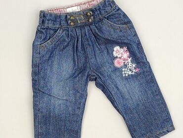 ocieplany pajacyk: Denim pants, EarlyDays, 1-3 months, condition - Perfect