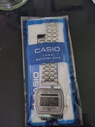 Классические: Классические часы, Casio, Пластик, Китай, Секундомер, Таймер, Мужские, Новый