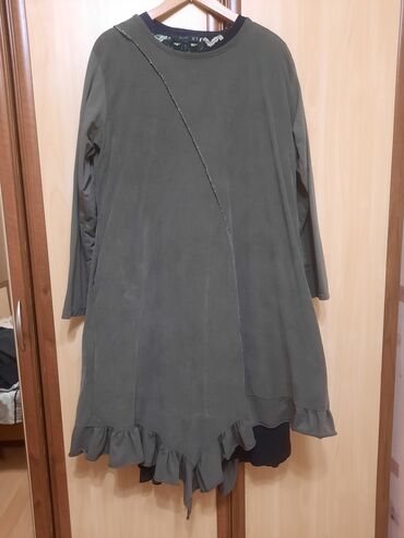 платья бишкек недорого: Вечернее платье, Средняя модель, С рукавами, 3XL (EU 46)