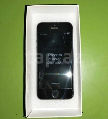 Apple iPhone: IPhone 5, 16 GB, Qara